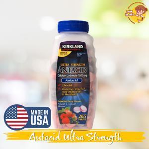 Viên nhai trị đau dạ dày Kirkland Ultra Strength Antacid 265 viên