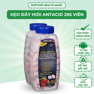 Viên nhai trị đau dạ dày Kirkland Ultra Strength Antacid 265 viên