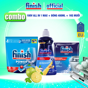 Viên rửa bát Finish All In 1 FVAT100LM 100 viên