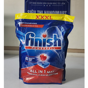 Viên rửa bát Finish All in 1 Max FVAM80LM 80 viên