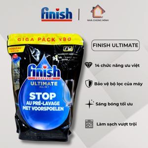 Viên rửa bát Finish All in 1 Max FVAM80LM 80 viên