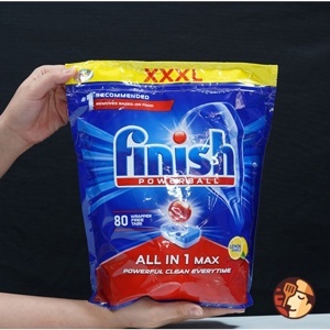 Viên rửa bát Finish All in 1 Max FVAM80LM 80 viên