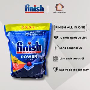 Viên rửa bát Finish All in 1 Max FVAM80LM 80 viên