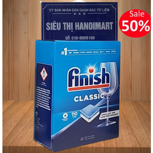 Viên rửa bát Finish Classic 110 viên hộp