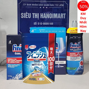 Viên rửa bát Finish Classic 110 viên hộp