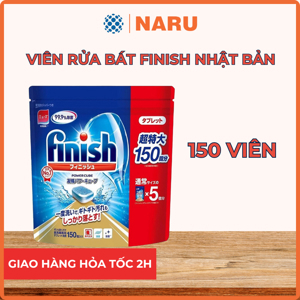 Viên rửa bát Finish túi 150 viên Nhật Bản