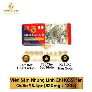 Viên sâm nhung linh chi cao cấp KGS 820mg x 120 viên