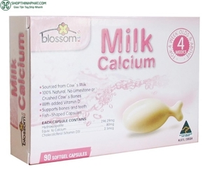 Viên sữa canxi Blossom Milk Calcium 90 viên