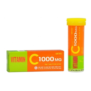 Viên sủi bổ sung vitamin C 1000mg OPC Tuýp 10 viên