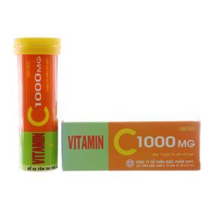 Viên sủi bổ sung vitamin C 1000mg OPC Tuýp 10 viên