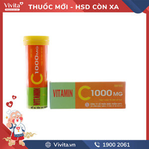 Viên sủi bổ sung vitamin C 1000mg OPC Tuýp 10 viên