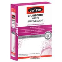 Viên sủi hỗ trợ sức khỏe tiết niệu Swisse Ultiboost Cranberry Effervescent 60 viên