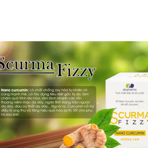 Viên Sủi Scurma Fizzy Nano Curcumin Elepharma 2 Tuýp X 10 Viên