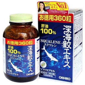 Viên sụn vi cá mập squalene orihiro 360 viên