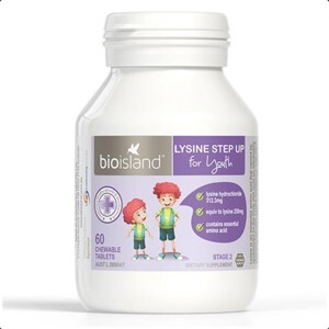 Viên tăng cao và miễn dịch Lysine Bio Island - 90 viên, 6-24 tuổi