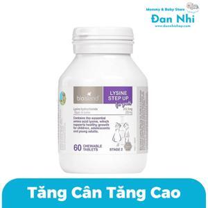 Viên tăng cao và miễn dịch Lysine Bio Island - 90 viên, 6-24 tuổi