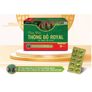 Viên tinh dầu thông đỏ Hàn Quốc Royal 120 viên