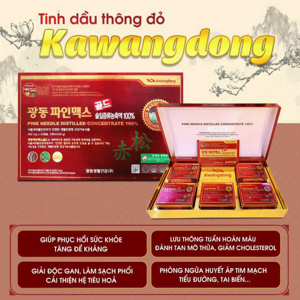 Viên tinh dầu thông đỏ Kwangdong Hàn Quốc 120 viên