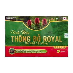 Viên tinh dầu thông đỏ Hàn Quốc Royal 120 viên