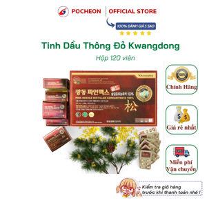 Viên tinh dầu thông đỏ Kwangdong Hàn Quốc 120 viên