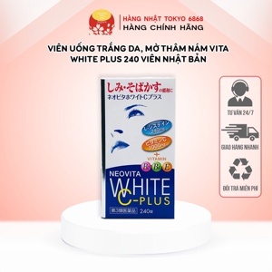 Viên uống trắng da trị nám Vita White Plus Vitamin C.E.B2 của Nhật 240 viên