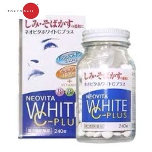 Viên uống trắng da trị nám Vita White Plus Vitamin C.E.B2 của Nhật 240 viên