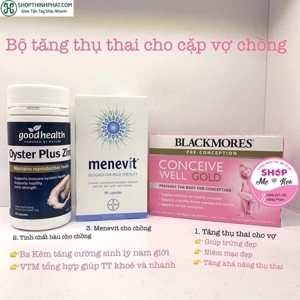 Viên uống Blackmores Conceive Well Gold - hộp 56 viên của Úc