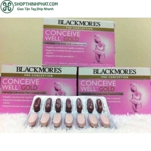 Viên uống Blackmores Conceive Well Gold - hộp 56 viên của Úc