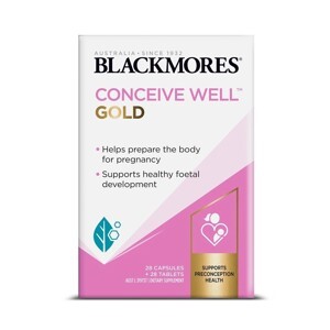 Viên uống Blackmores Conceive Well Gold - hộp 56 viên của Úc
