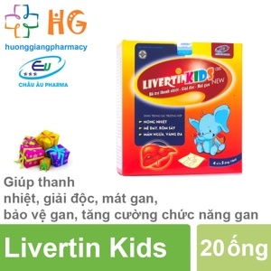 Viên uống bổ gan trẻ em Livertin Kids