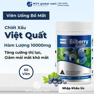 Viên Uống Bổ Mắt Bilberry Costar 10000mg x 60 Viên