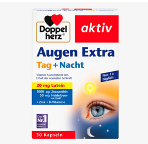 Viên uống bổ mắt Doppelherz Augen Extra Tag Nacht 30 viên