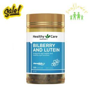 Viên uống bổ mắt Healthy Care Bilberry & Lutein 120 viên