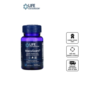 Viên uống bổ mắt Life Extension MacuGuard Ocular Support with Astaxanthin 60 viên