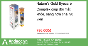 Viên uống bổ mắt Nature's Gold Eyecare Complex