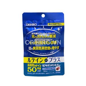 Viên uống bổ mắt Orihiro Lutein Plus 30 viên