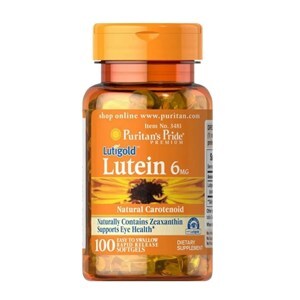 Viên uống bổ mắt Puritan's Pride Lutigold Lutein 6mg 100 viên