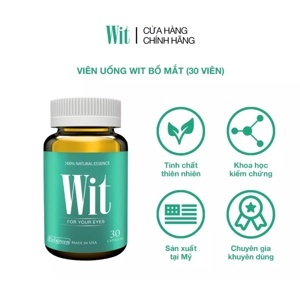 Viên uống bổ mắt wit lọ 30 viên - bổ sung các dưỡng chất