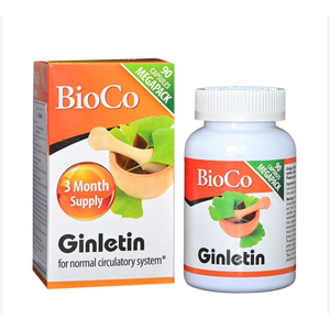 Viên uống bổ não BioCo Ginletin hộp 90 viên