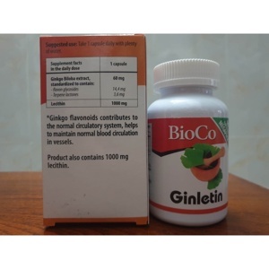 Viên uống bổ não BioCo Ginletin hộp 90 viên