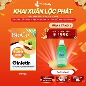 Viên uống bổ não BioCo Ginletin hộp 90 viên