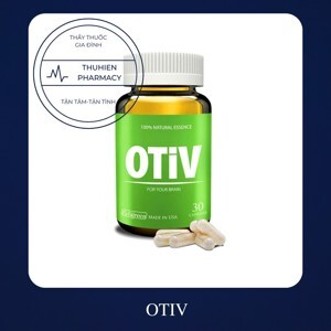 Viên uống bổ não, cải thiện đau nửa đầu, mất ngủ Otiv 15 viên