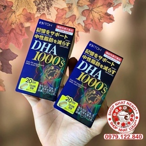 Viên uống bổ não Dha 1000mg Epa 14mg Itoh 120 viên