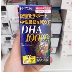 Viên uống bổ não Dha 1000mg Epa 14mg Itoh 120 viên