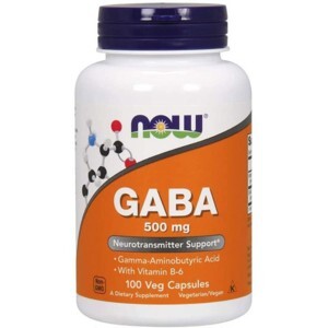 Viên uống bổ não giảm stress Now Gaba 500mg chai 100 viên