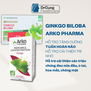 Viên uống bổ não Ginkgo Arkopharma 150 viên Pháp