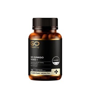 Viên uống bổ não GO Healthy Ginkgo 9000+ 60 viên