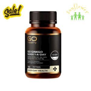 Viên uống bổ não GO Healthy Ginkgo 9000+ 60 viên