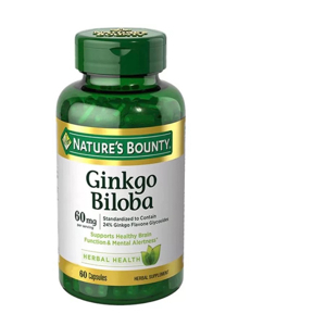 Viên uống bổ não Nature's Bounty Ginkgo Biloba 120mg