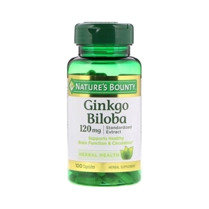 Viên uống bổ não Nature's Bounty Ginkgo Biloba 120mg